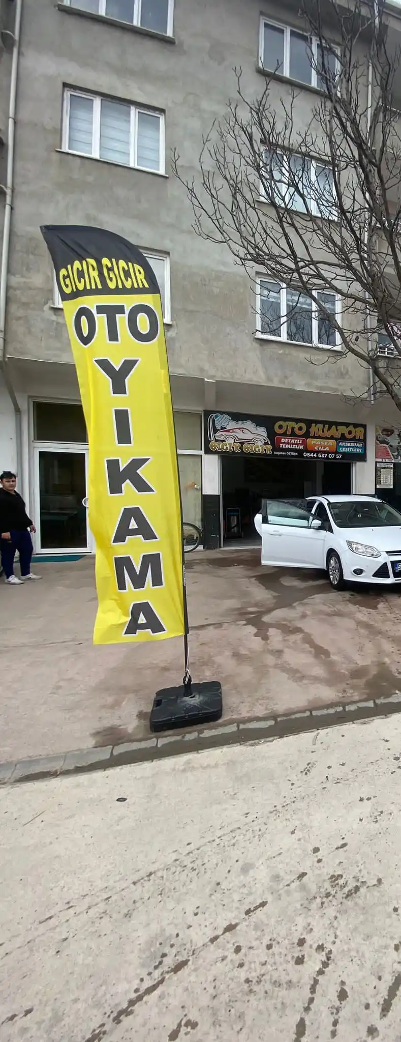 Oto Yıkama Yelken Bayrağı-3